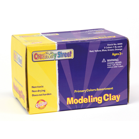 CREATIVITY STREET Modeling Clay, 5 Primary Color Assortment, 5 sticks, 5 lbs. Total PAC4099